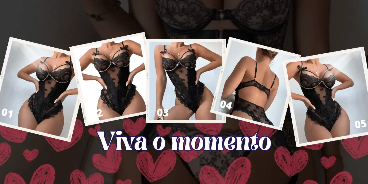 Lingerie Viena Doll Victoria's - Conjunto Completo (CALCINHA SUTIÃ)